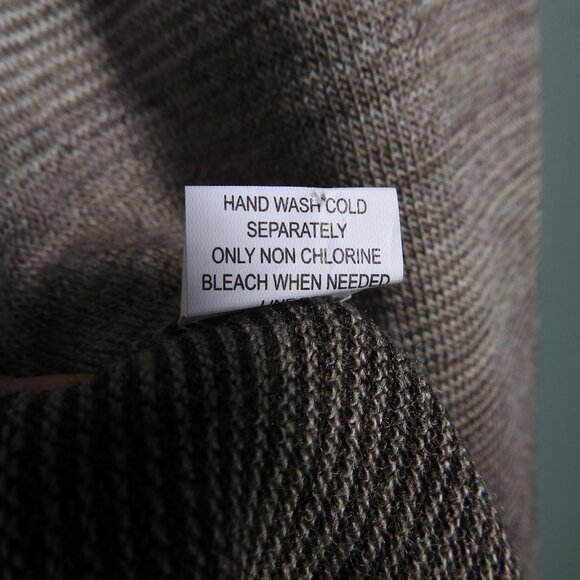 Brown Plaid Lightweight 100% Acrylic Scarf - Picture 8 of 8